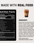 Bryce's Caramel Latte Protein Powder - Nutrition Panel