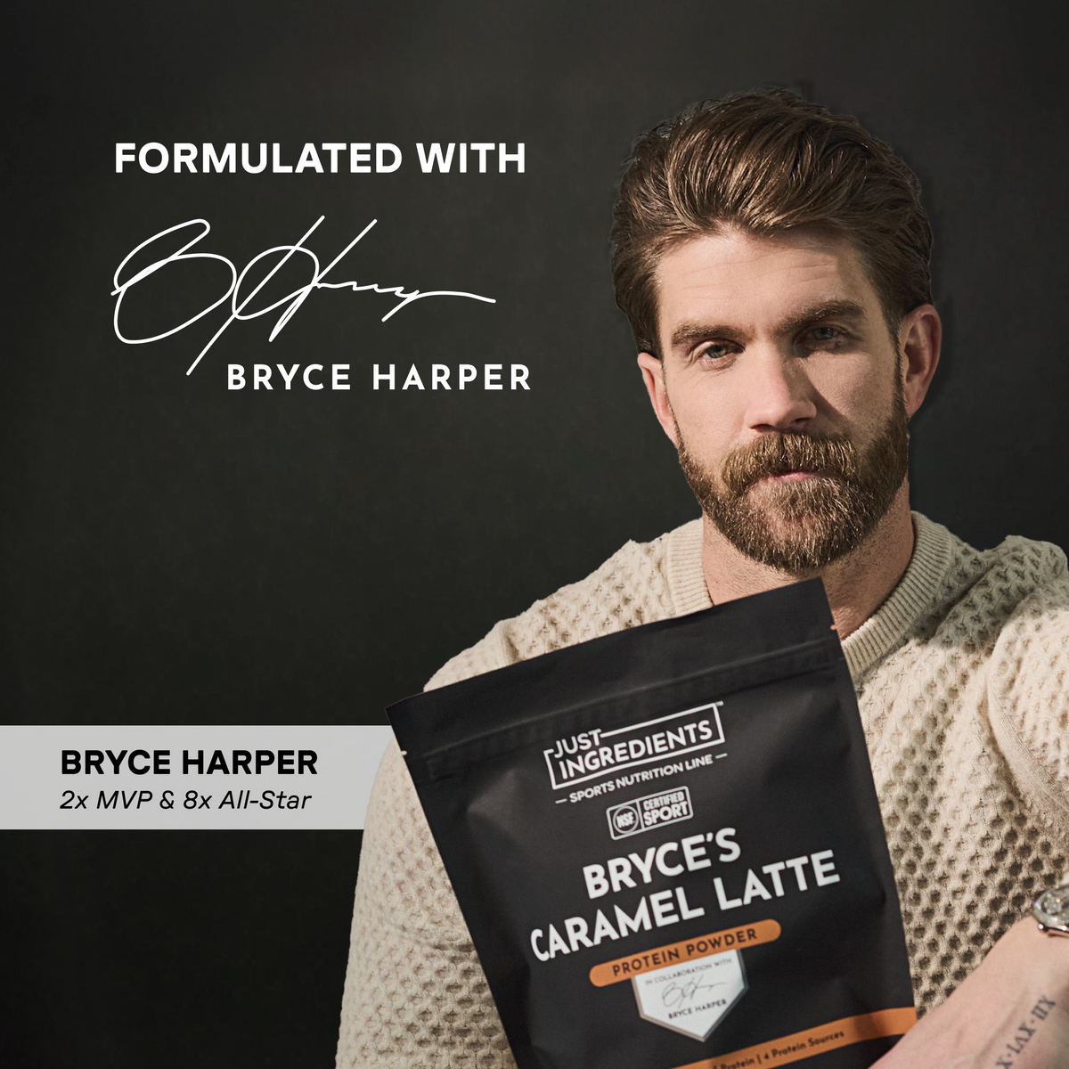 Bryce's Caramel Latte Protein Powder - Partnership