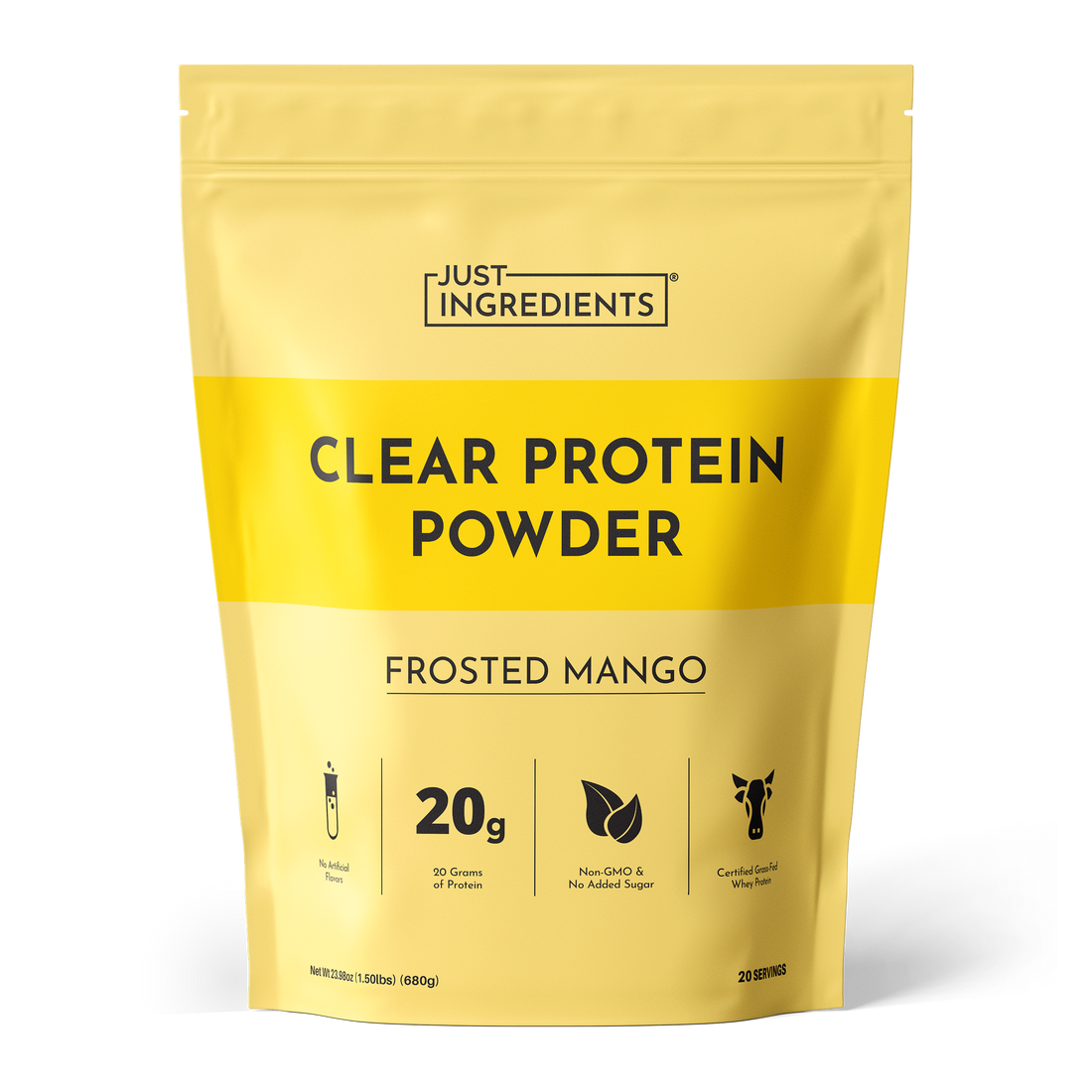 Frosted Mango Clear Protein Powder - Product Mockup