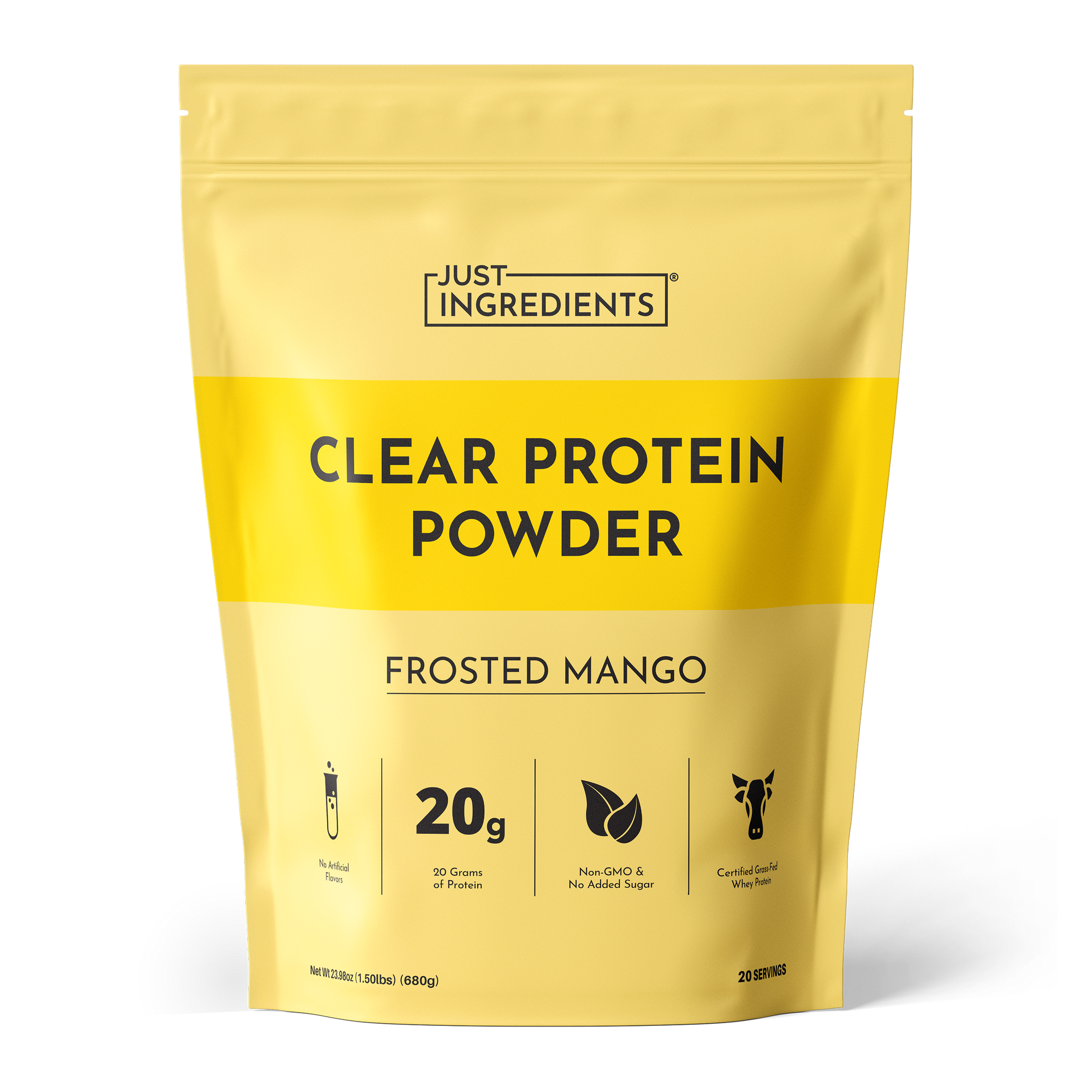 Frosted Mango Clear Protein Powder - Product Mockup