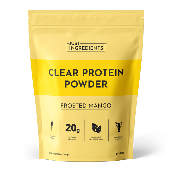 Frosted Mango Clear Protein Powder - Product Mockup