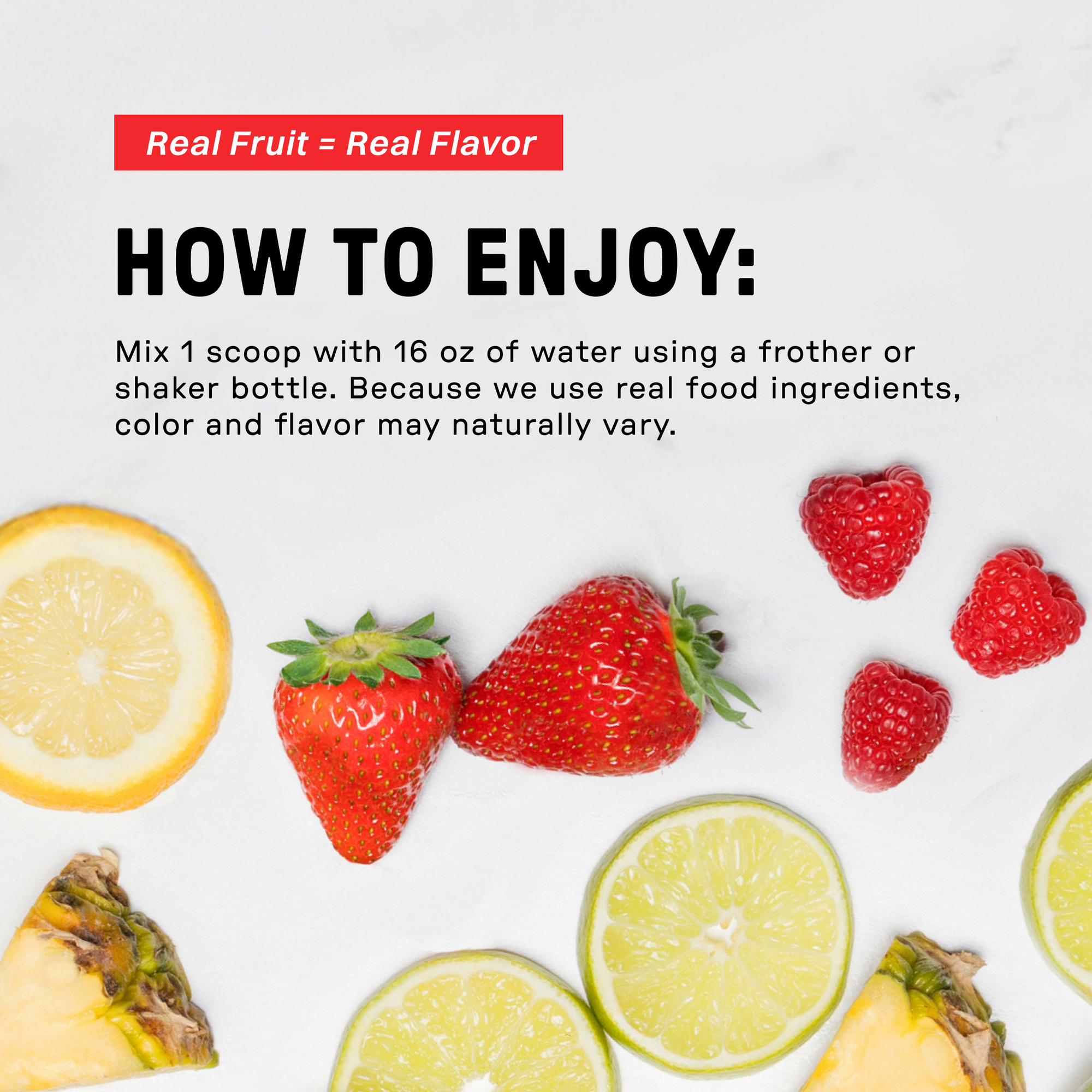 Frosted Mango Clear Protein Powder - Directions