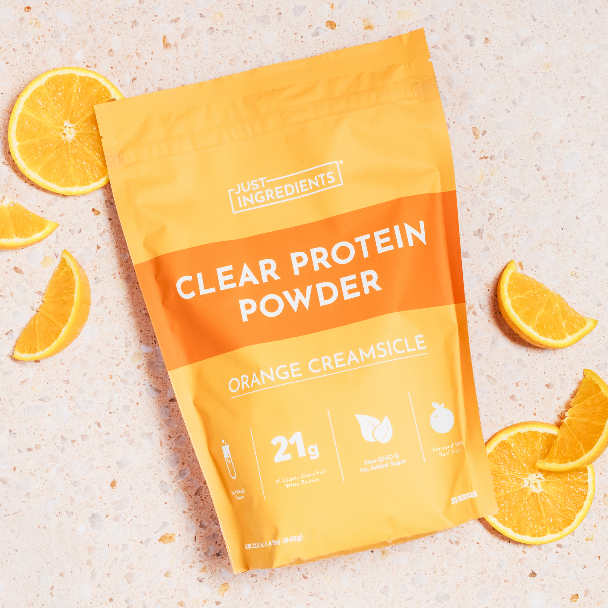 Orange Creamsicle Clear Protein Powder - Lifestyle