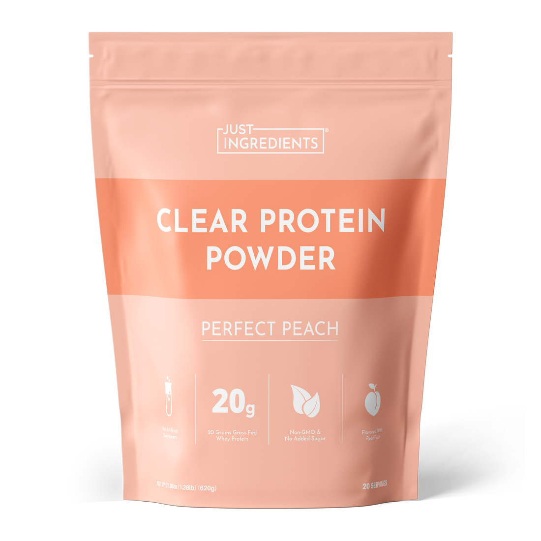 Perfect Peach Clear Protein - Product Mockup