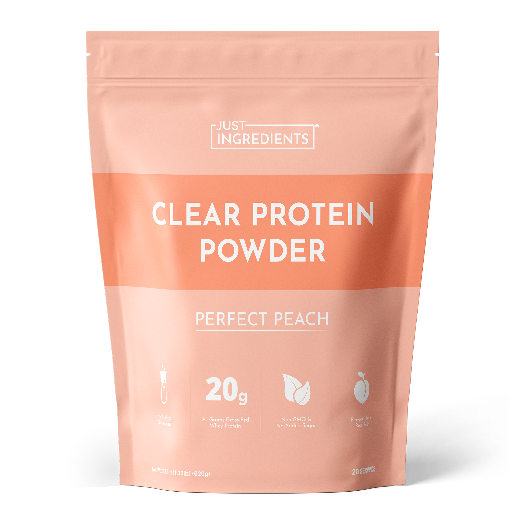 Perfect Peach Clear Protein - Product Mockup