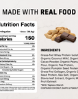 Creamy Peanut Butter Chocolate Protein Powder - Individual Stick - Nutrition Panel