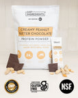 Creamy Peanut Butter Chocolate Protein Powder - Certifications
