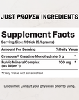 Creatine+ Stick - Nutrition Panel