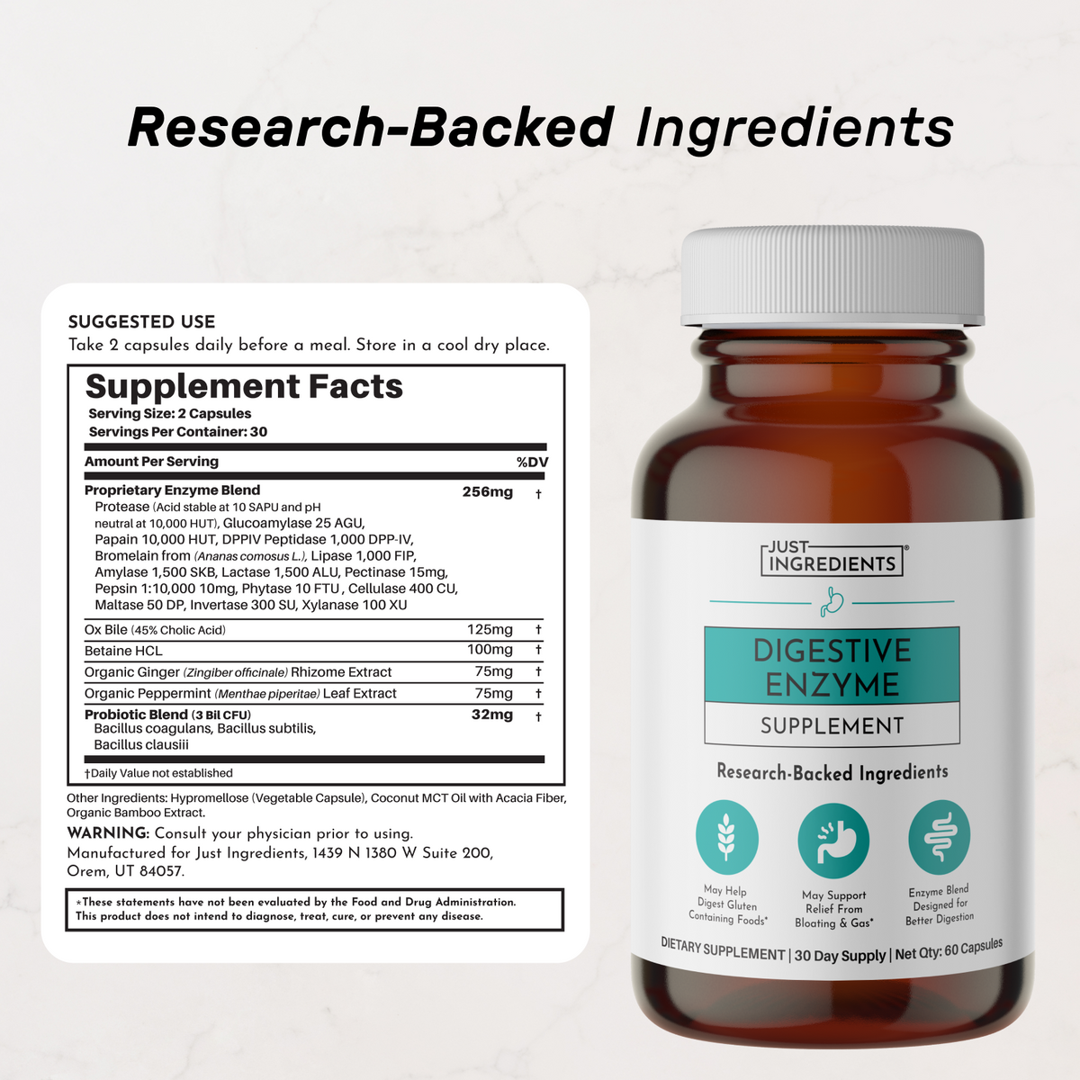 Digestive Enzyme - Nutrition Panel