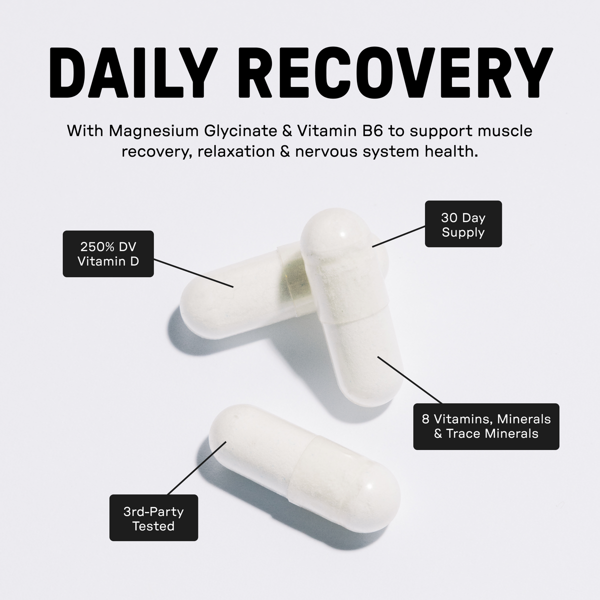 Daily Recovery Supplement - Information