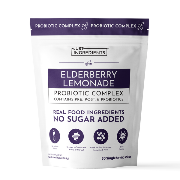 Elderberry Lemonade 3-In-1 Probiotic Complex - Product Mockup