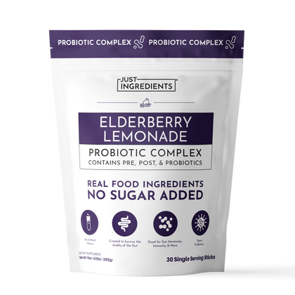 Elderberry Lemonade 3-In-1 Probiotic Complex - Product Mockup