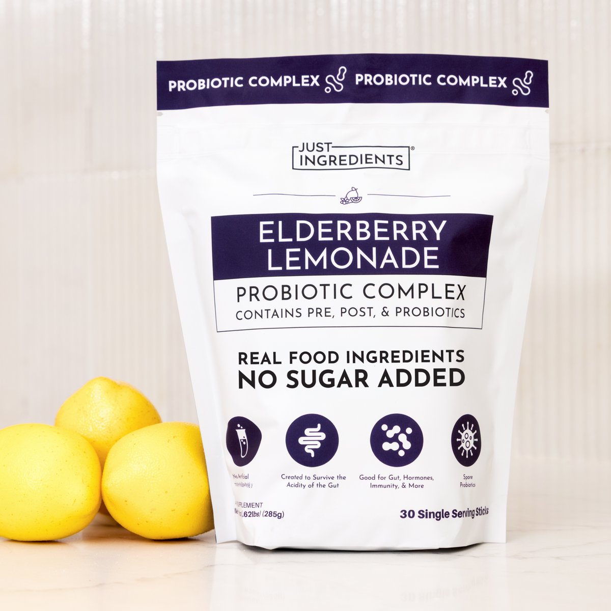 Elderberry Lemonade 3-In-1 Probiotic Complex - Image