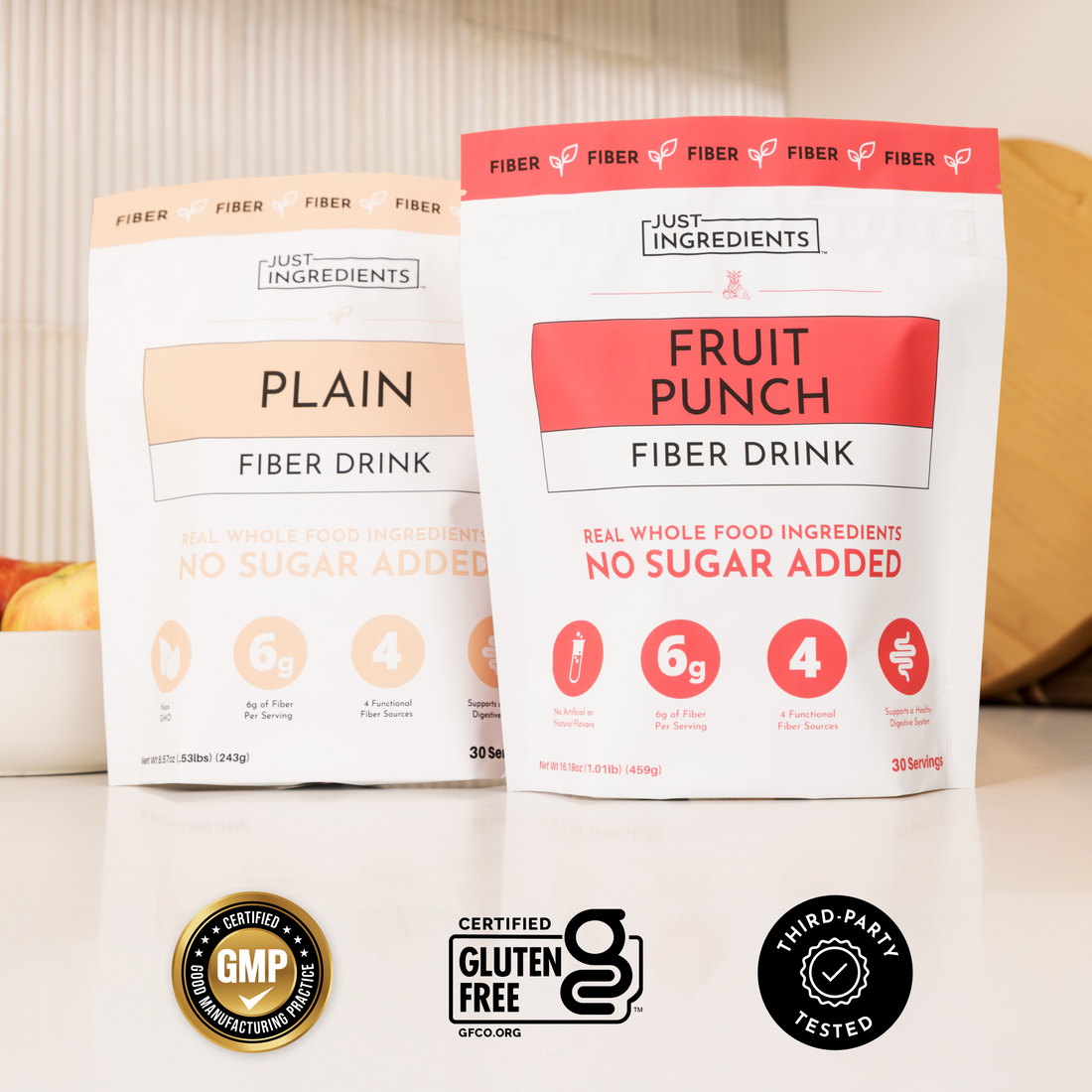 Fruit Punch Fiber Drink - Cert