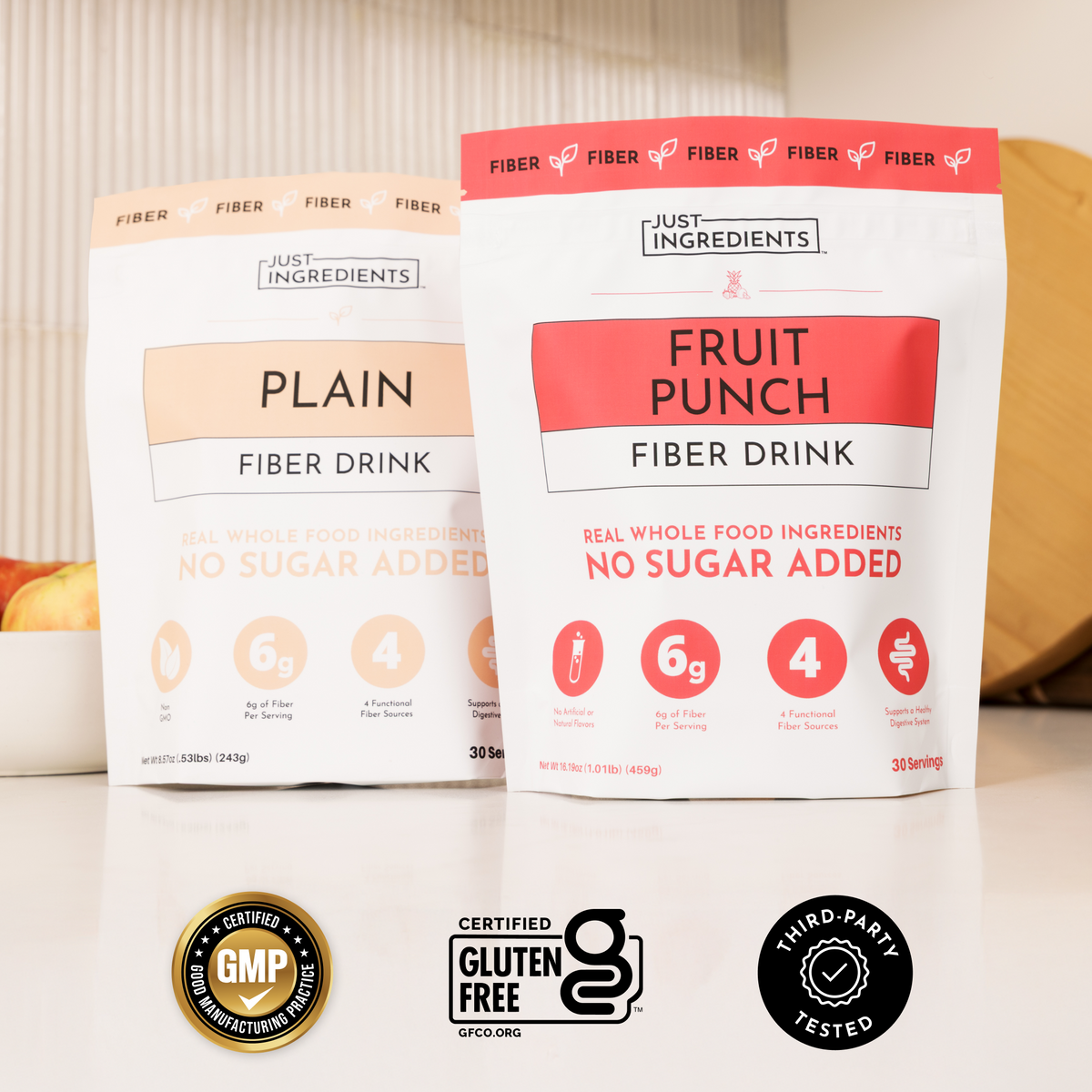 Fruit Punch Fiber Drink - Cert