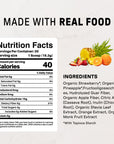 Fruit Punch Fiber Drink - Nutrition Panel