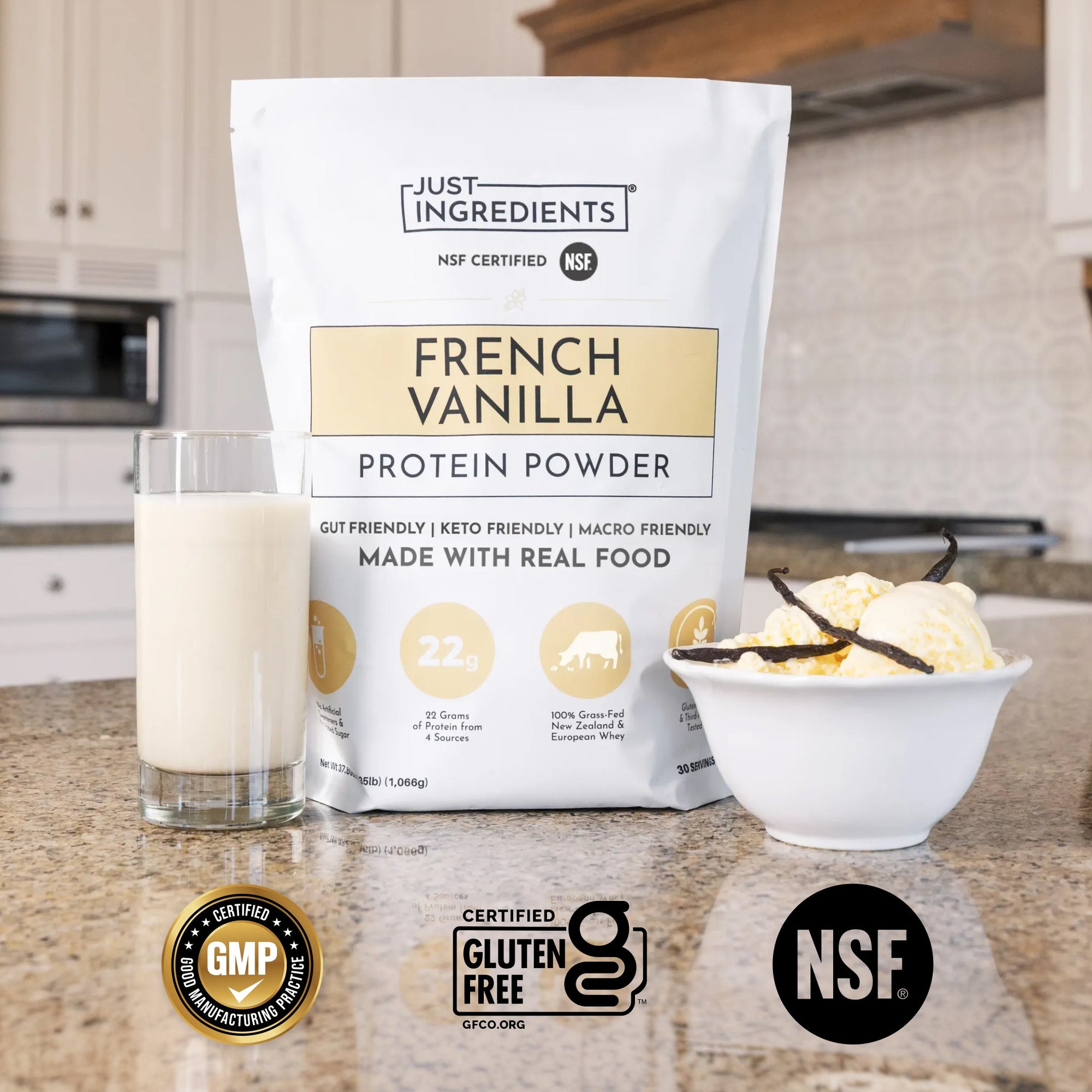 French Vanilla Protein Powder - Certifications