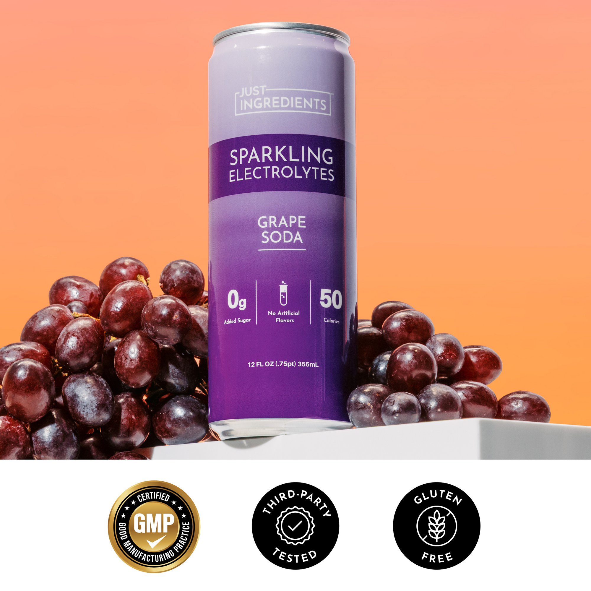 Grape Soda Sparkling Electrolytes - JI Difference