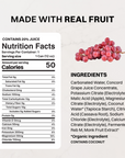 Grape Soda Sparkling Electrolytes - Nutrition Panel