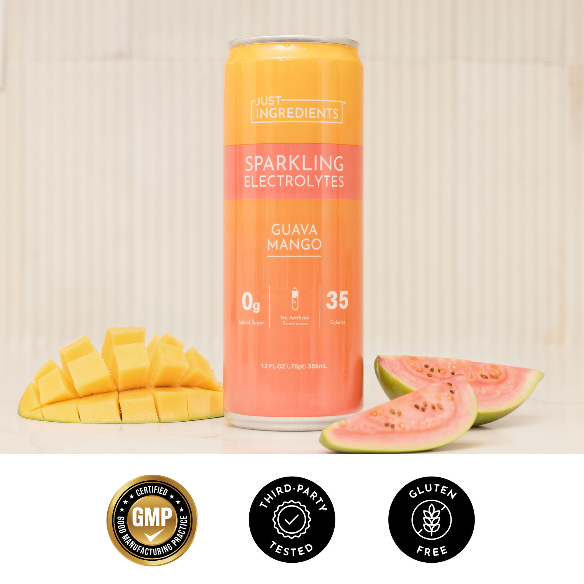 Guava Mango Sparkling Electrolytes (12 Pack) - JI Difference