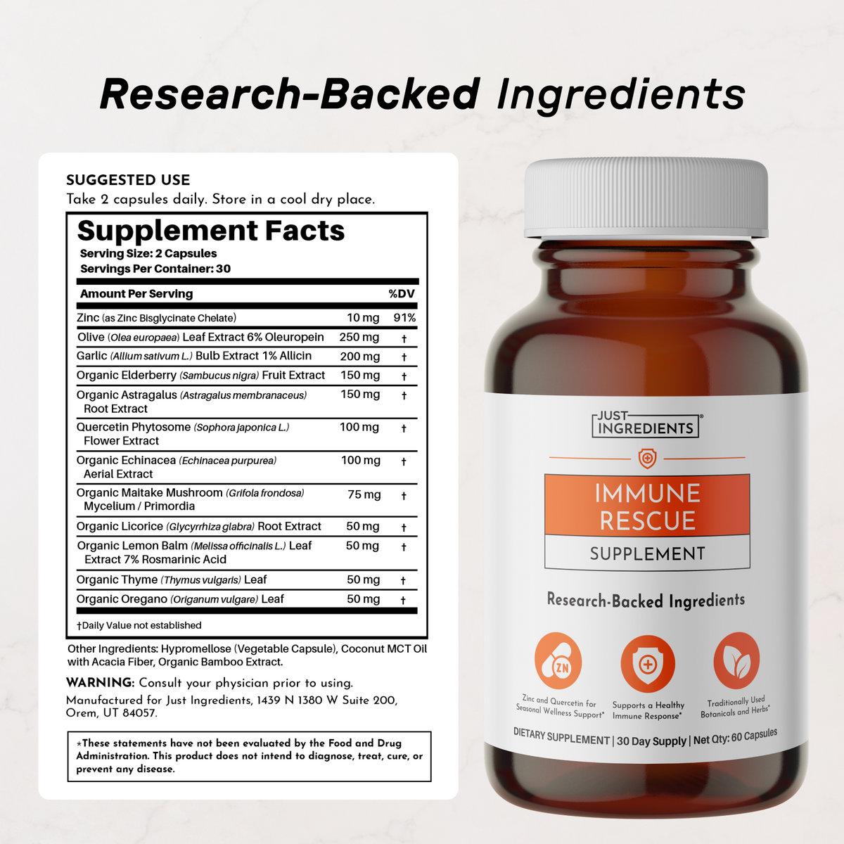 Immune Rescue - Nutrition Panel