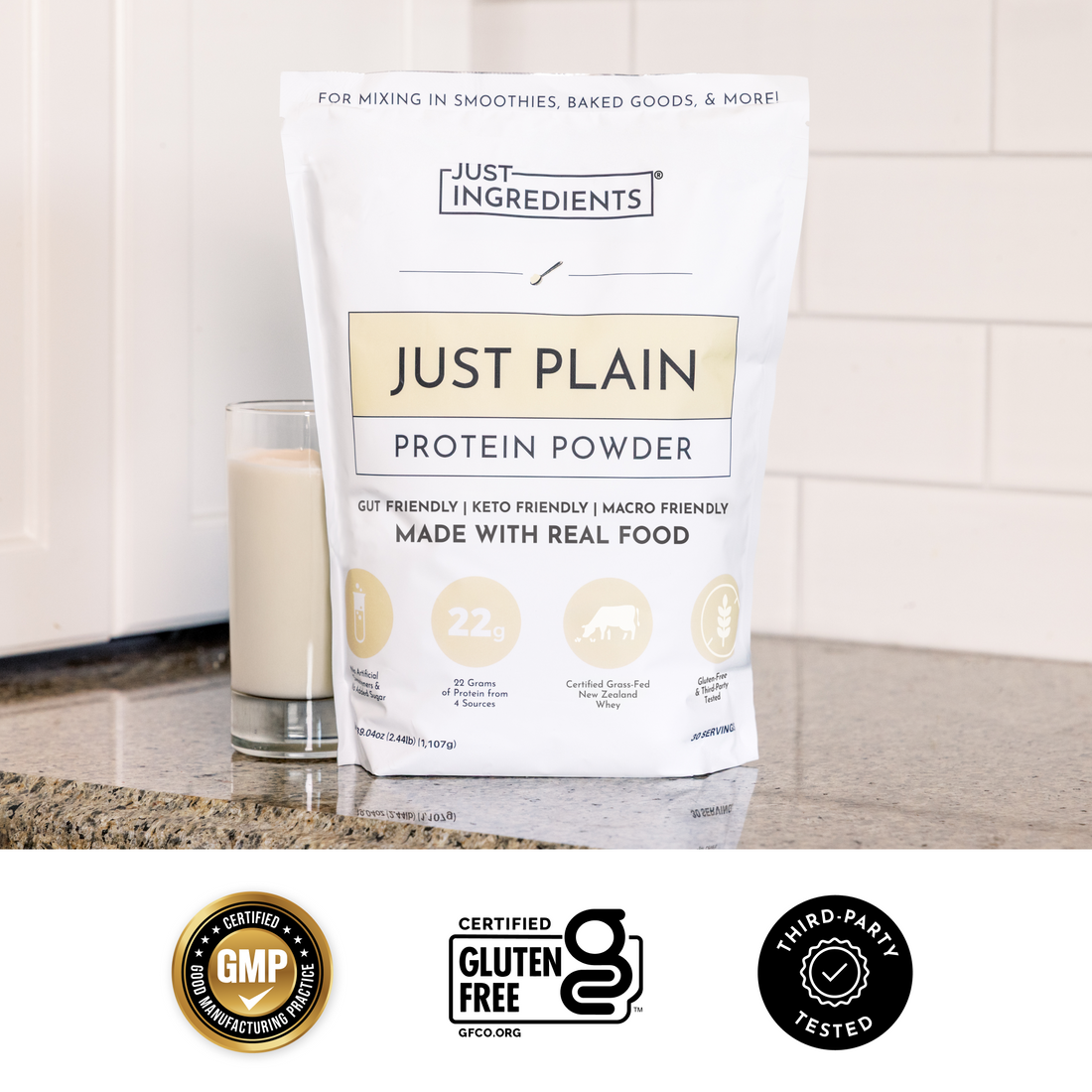 Just Plain Protein Powder - Certifications