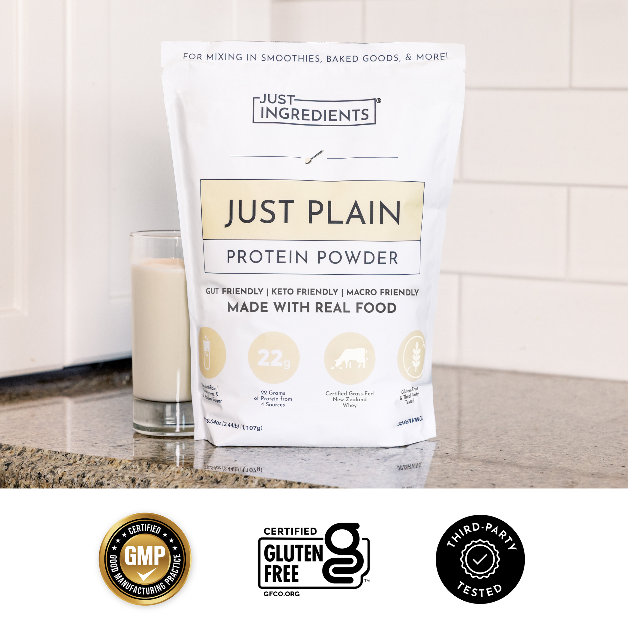 Just Plain Protein Powder - Certifications