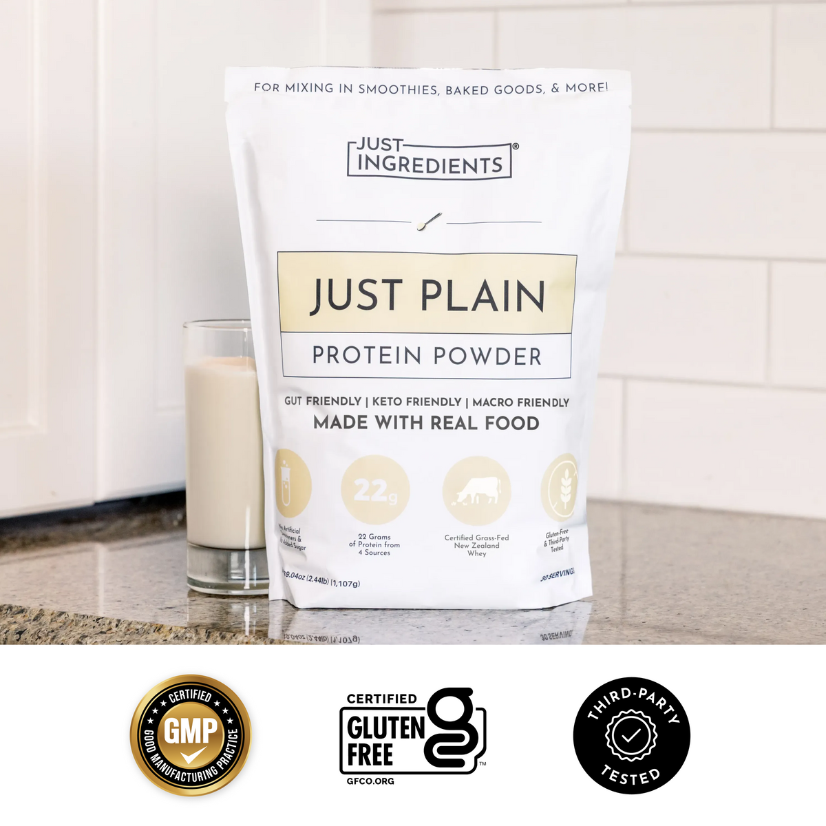 Just Plain Protein Powder - Certifications