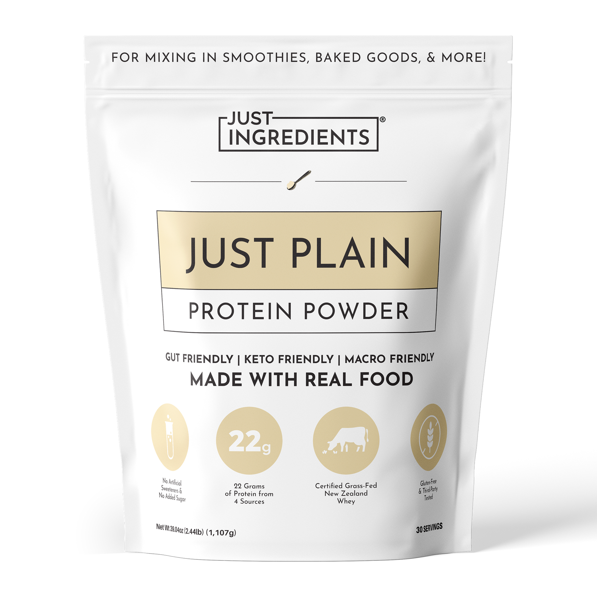 Just Plain Protein Powder - Product Mockup