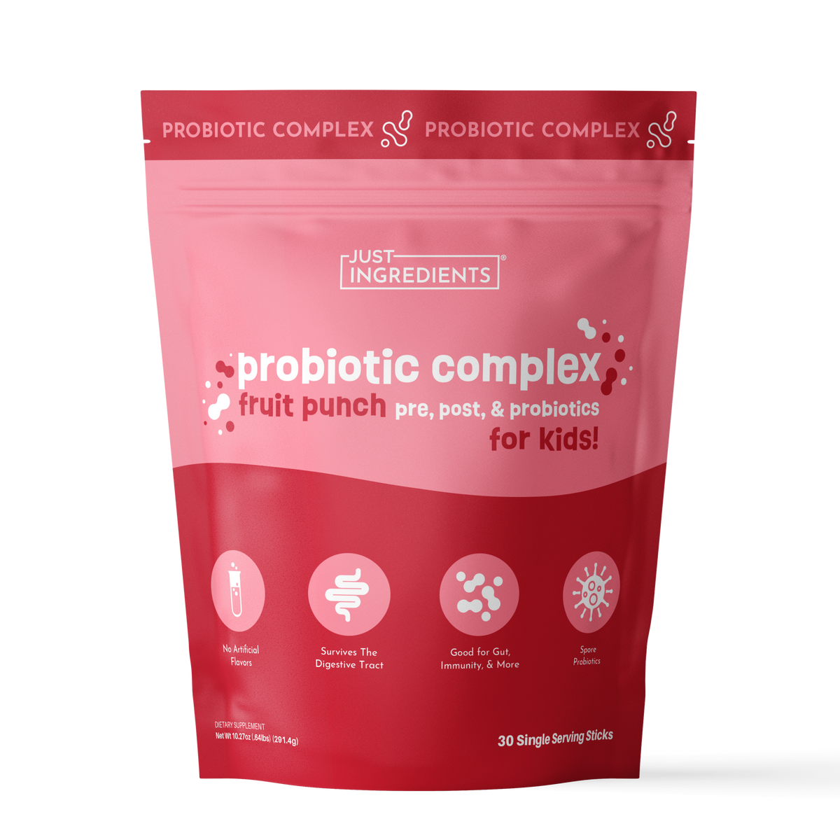 Fruit Punch Probiotic Complex for Kids - Product Mockup