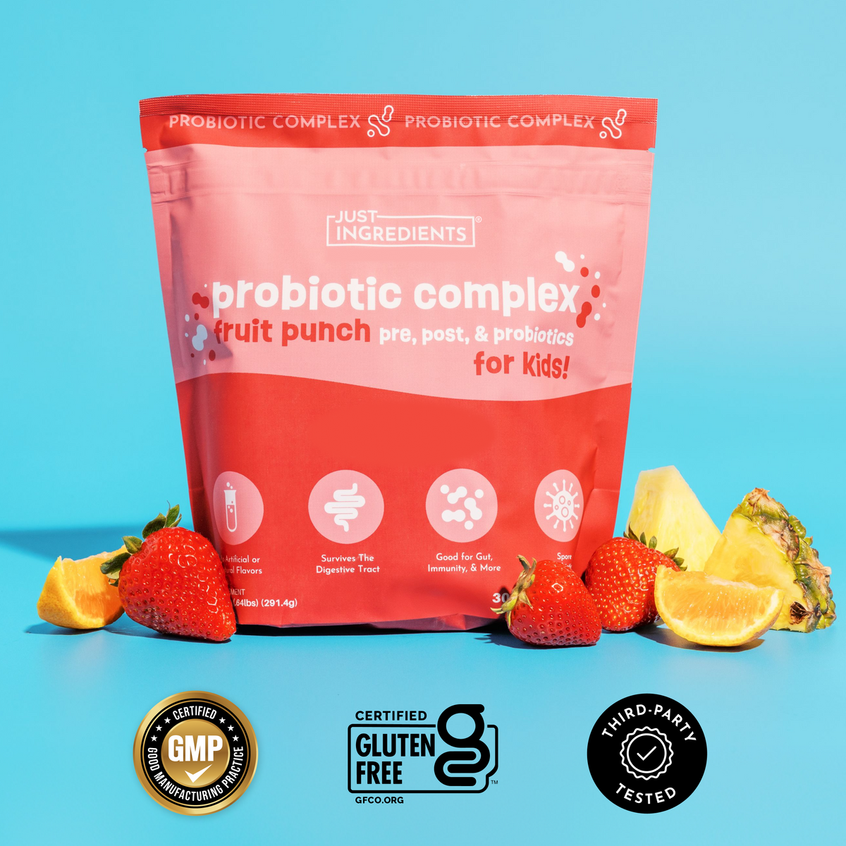 Fruit Punch Probiotic Complex for Kids - Cert