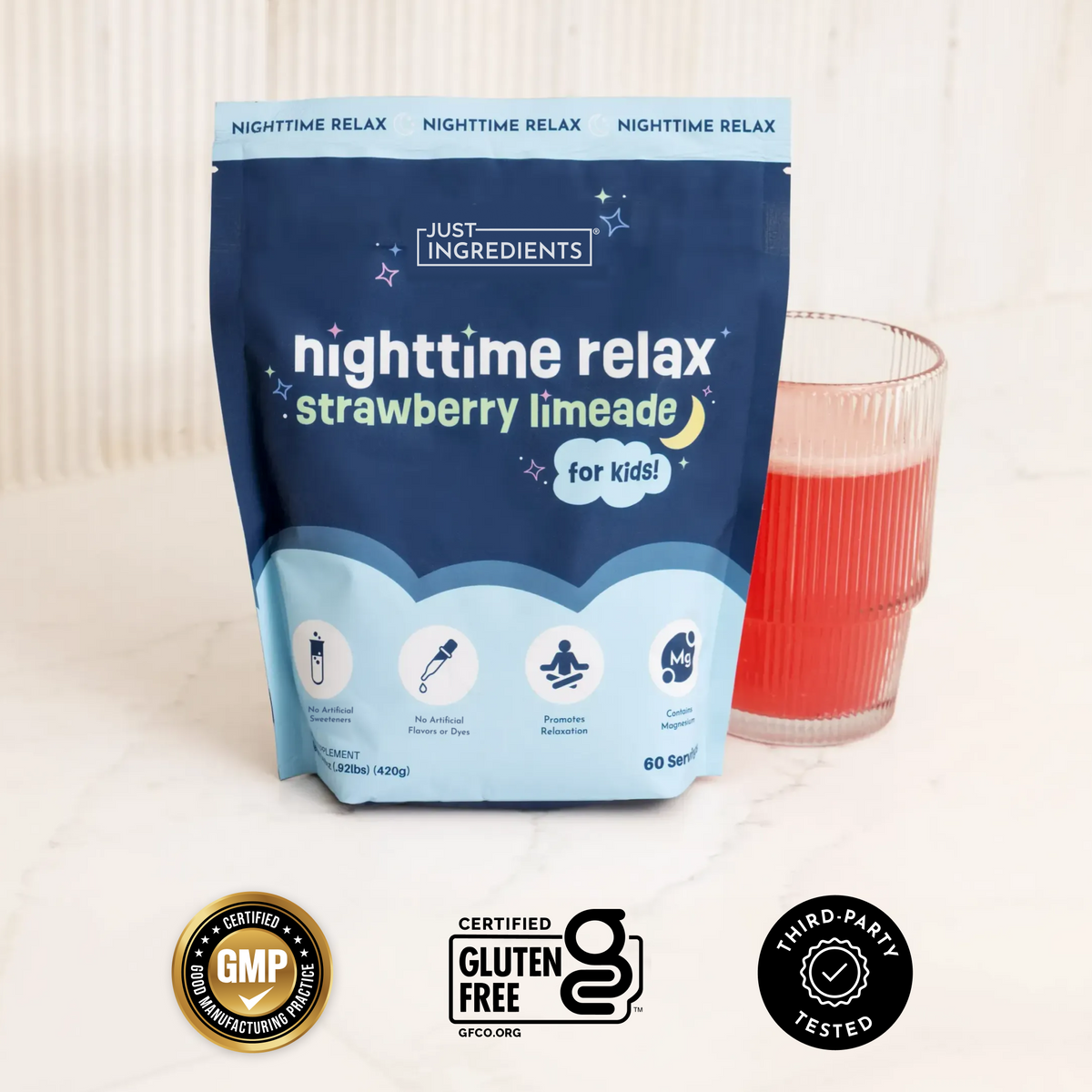 DeliciousTaylormade ノーヘルDexxtreamRide Strawberry Limeade Nighttime Relax (Kids) | Just Ingredients