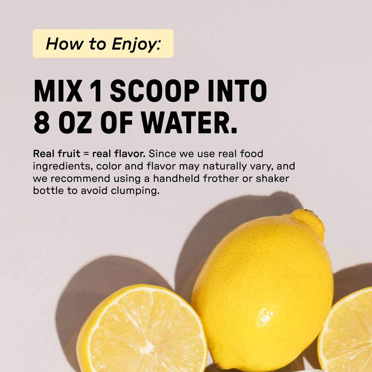 Lemon Chamomile Nighttime Relax - Directions