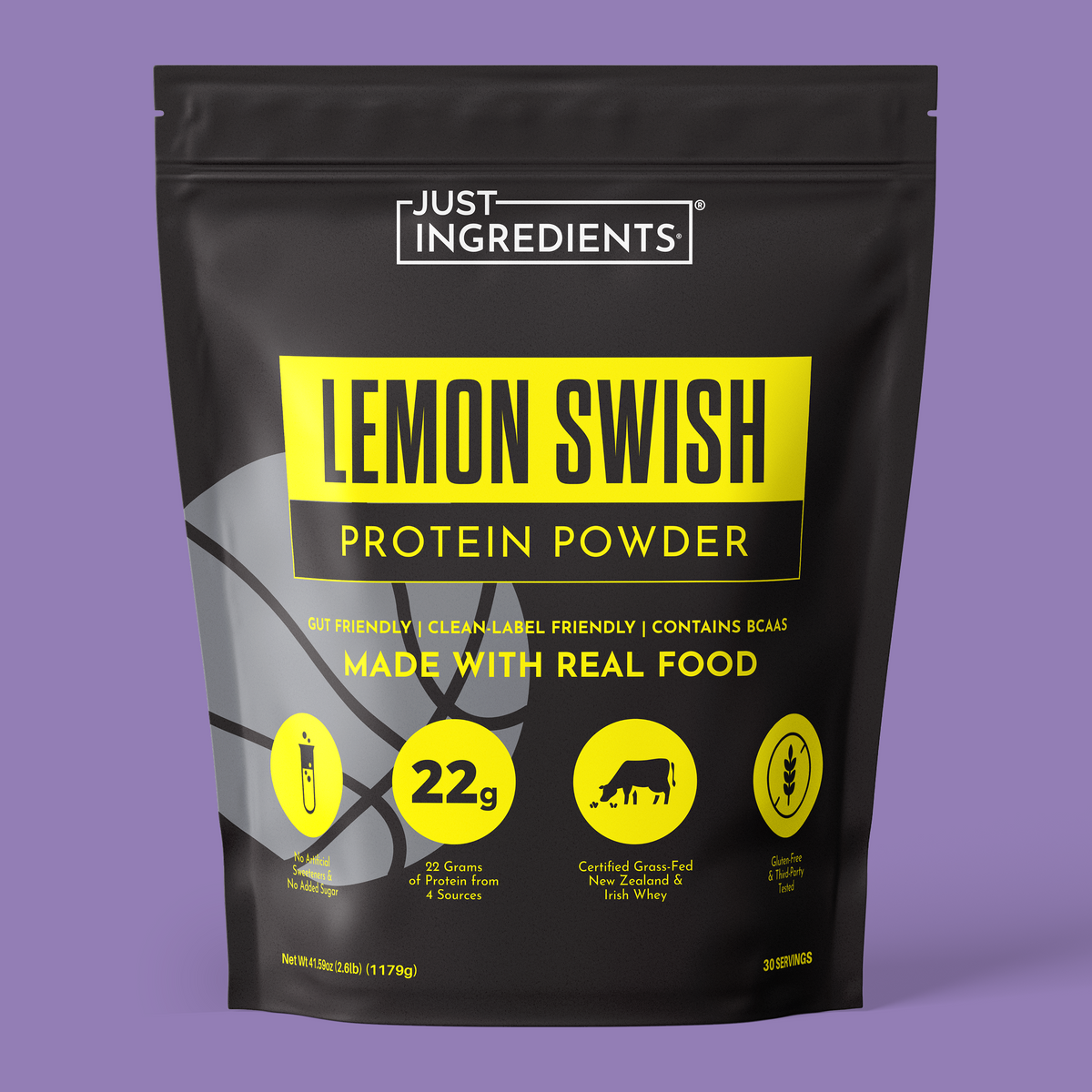 Lemon Swish Protein Powder - Product Mockup