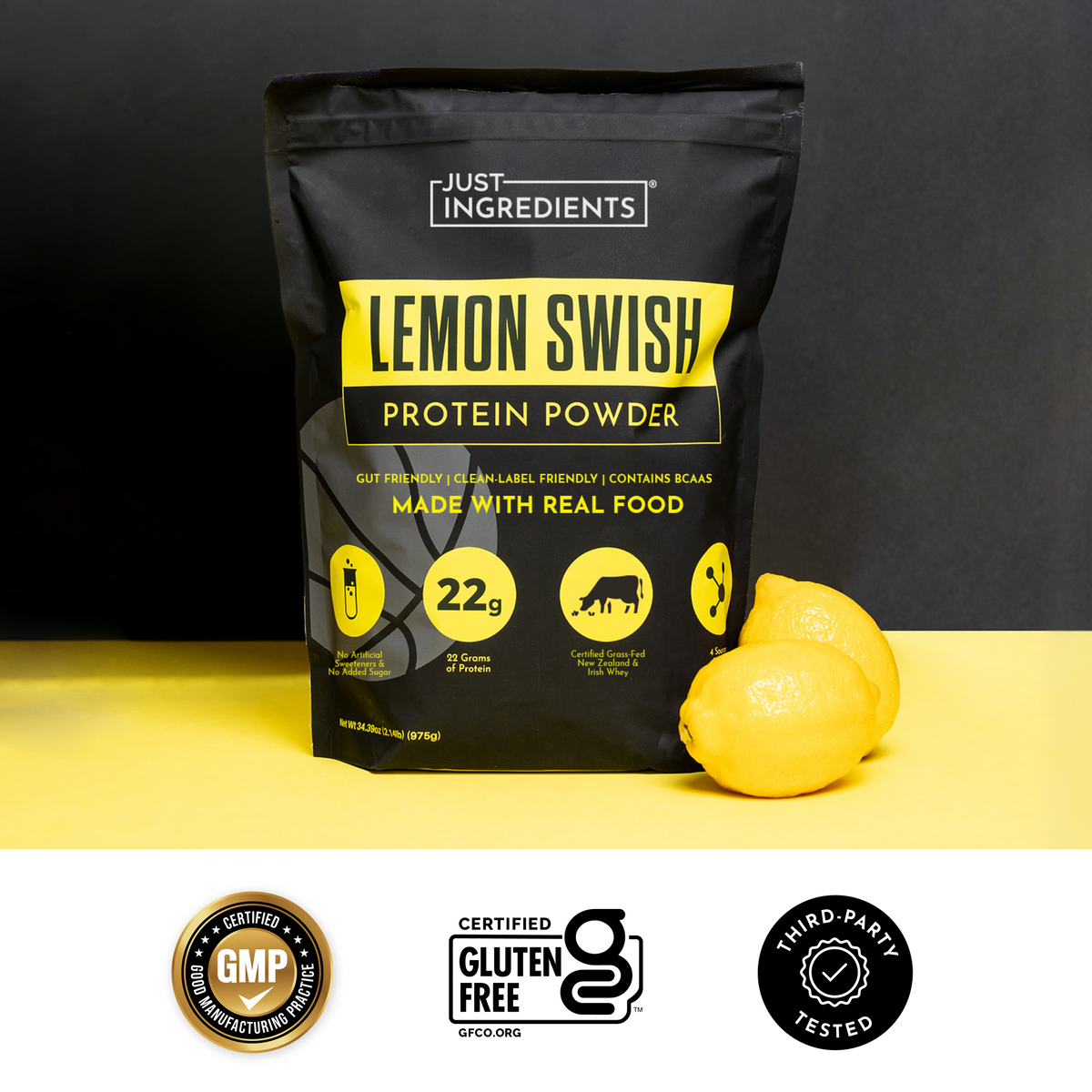 Lemon Swish Protein Powder - Certifications