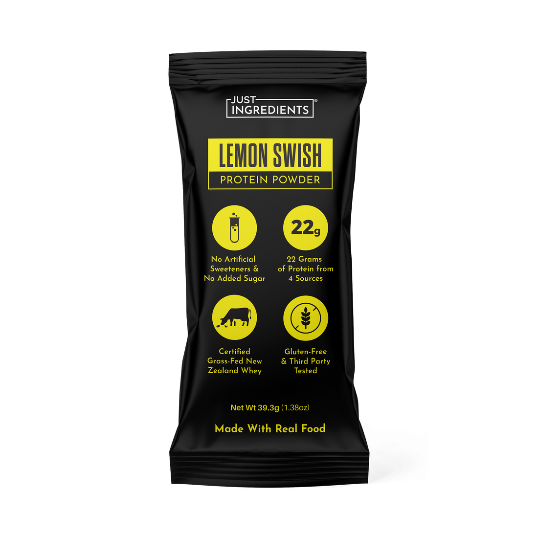 Lemon Swish Protein Powder - Individual Stick - Product Mockup