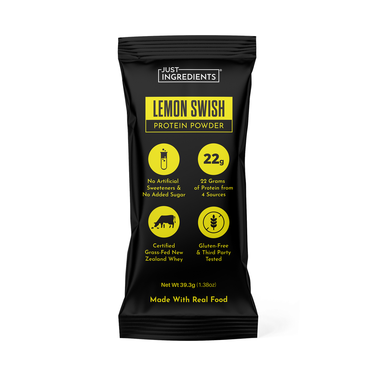 Lemon Swish Protein Powder - Individual Stick - Product Mockup