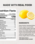 Lemon Swish Protein Powder Stick - Nutrition Panel