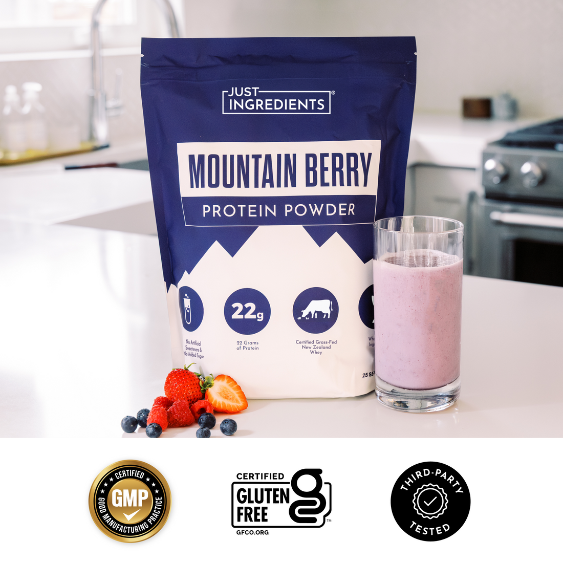 Mountain Berry Protein Powder - Certifications