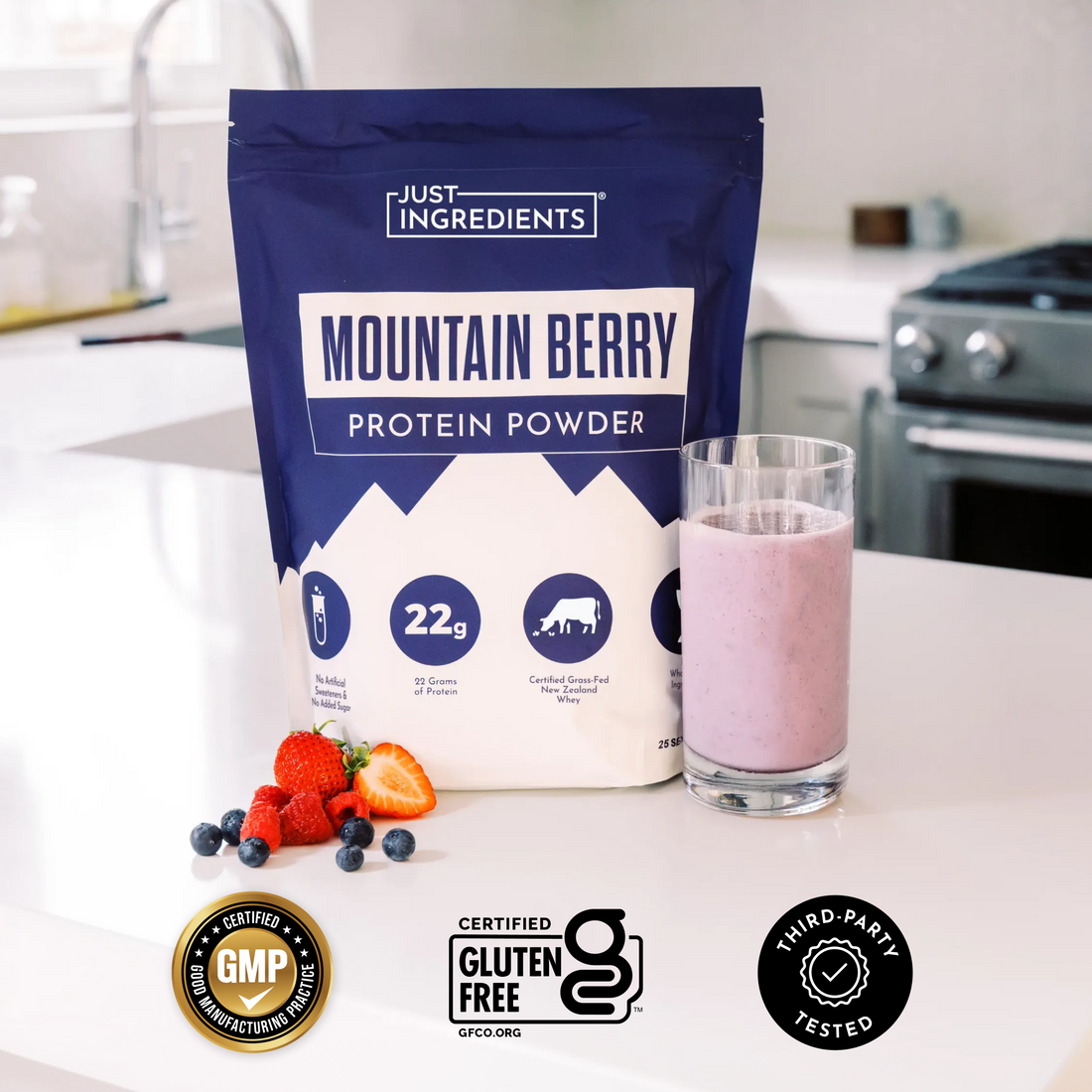 Mountain Berry Protein Powder - Certifications