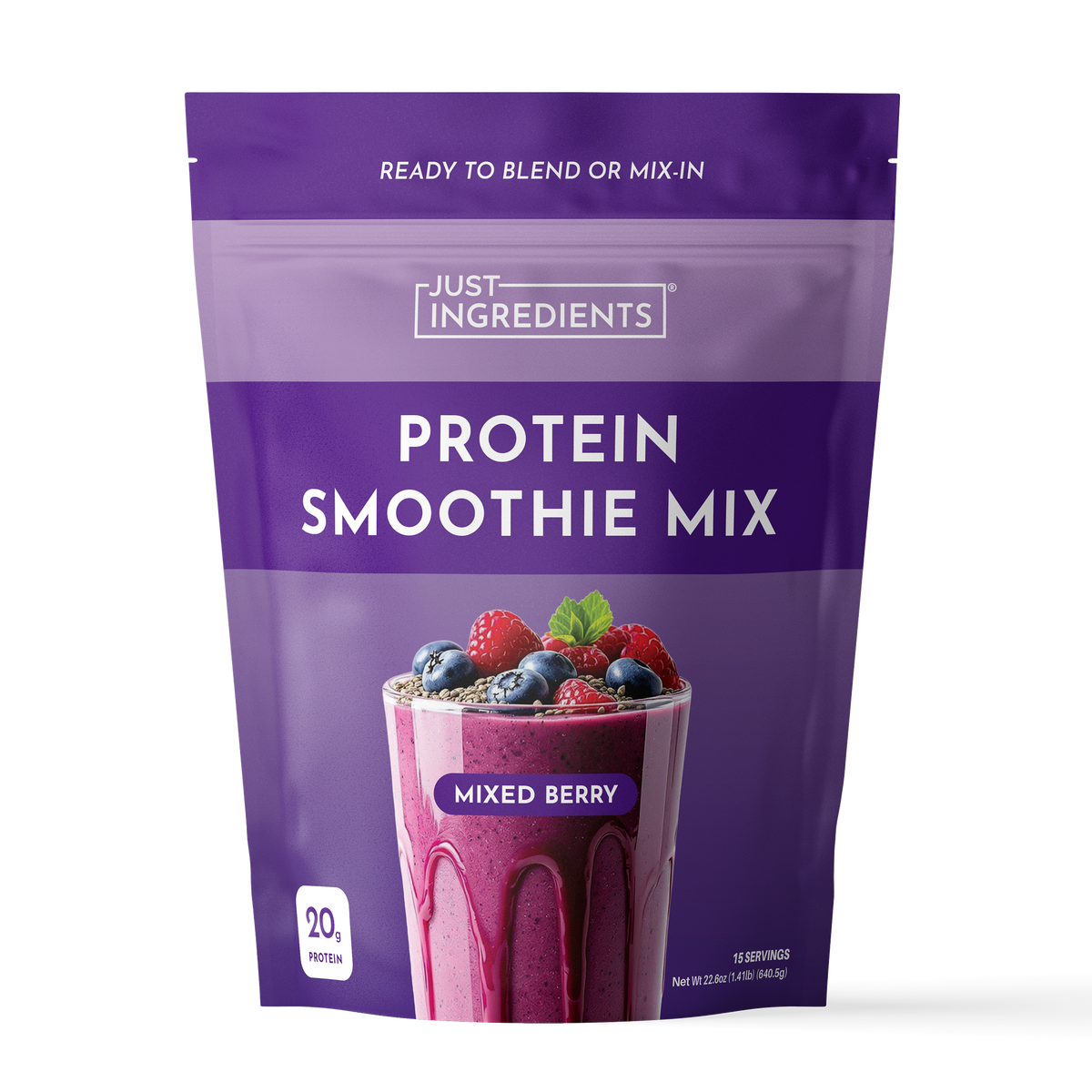 Mixed Berry Protein Smoothie Mix