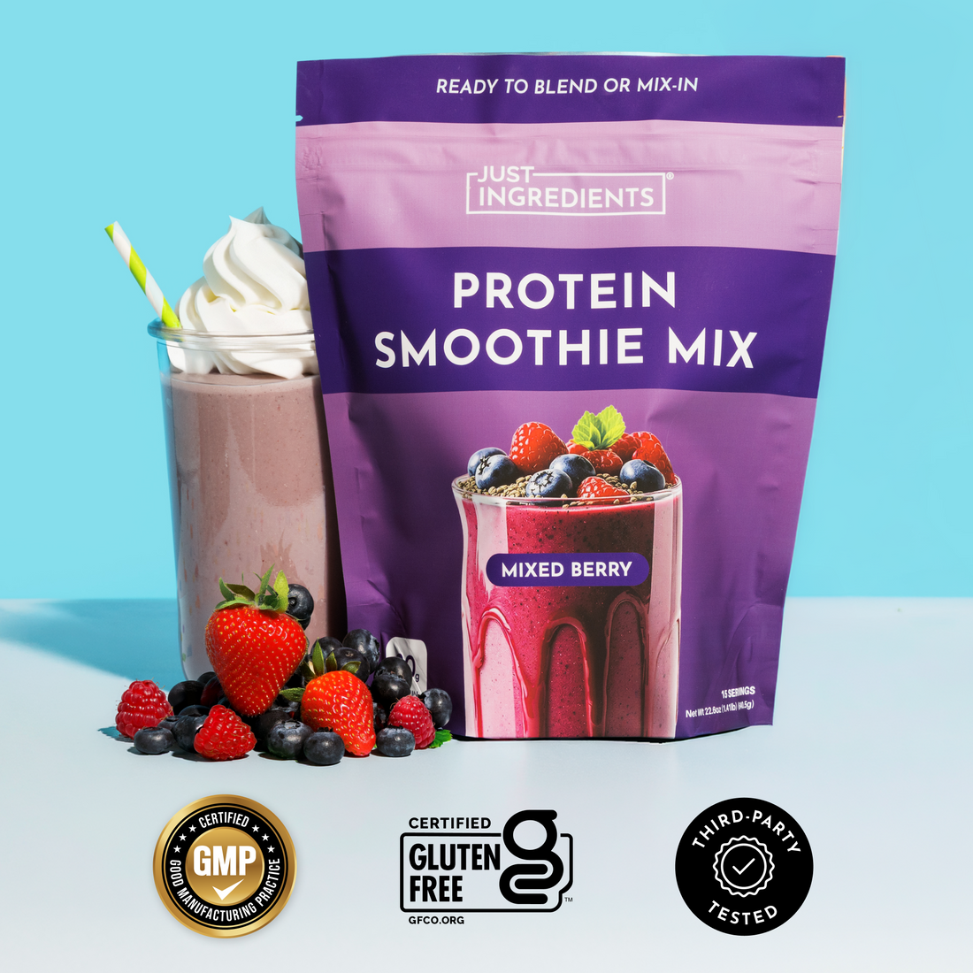 Mixed Berry Protein Smoothie Mix