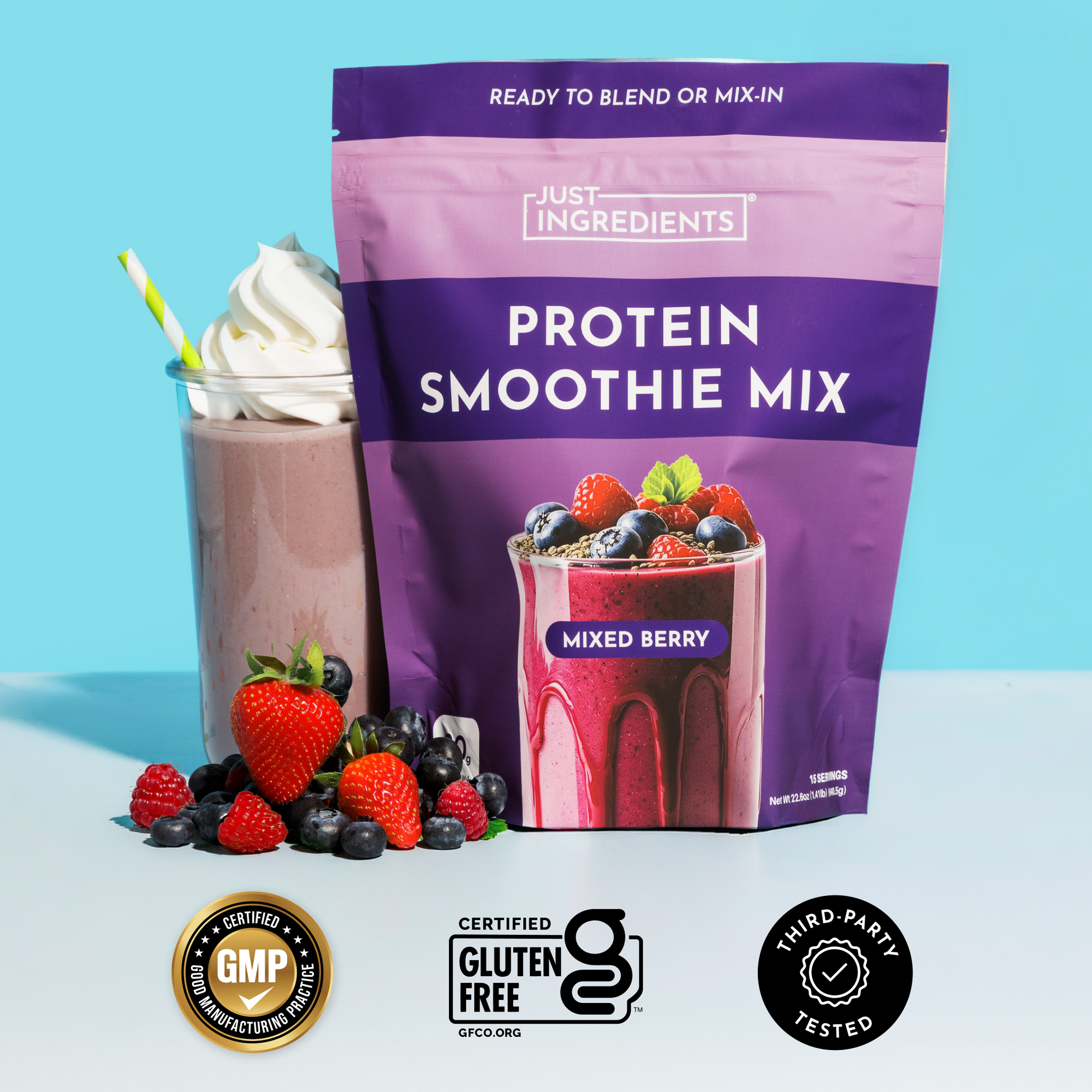 Mixed Berry Protein Smoothie Mix