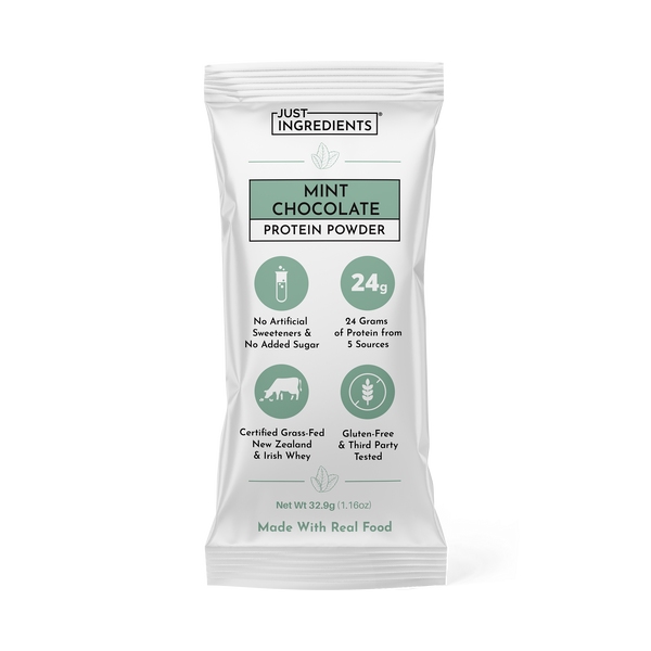 Mint Chocolate Protein Powder - Individual Stick - Product Mockup