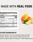 Mango Lemonade Collagen Peptides - Nutrition Panel