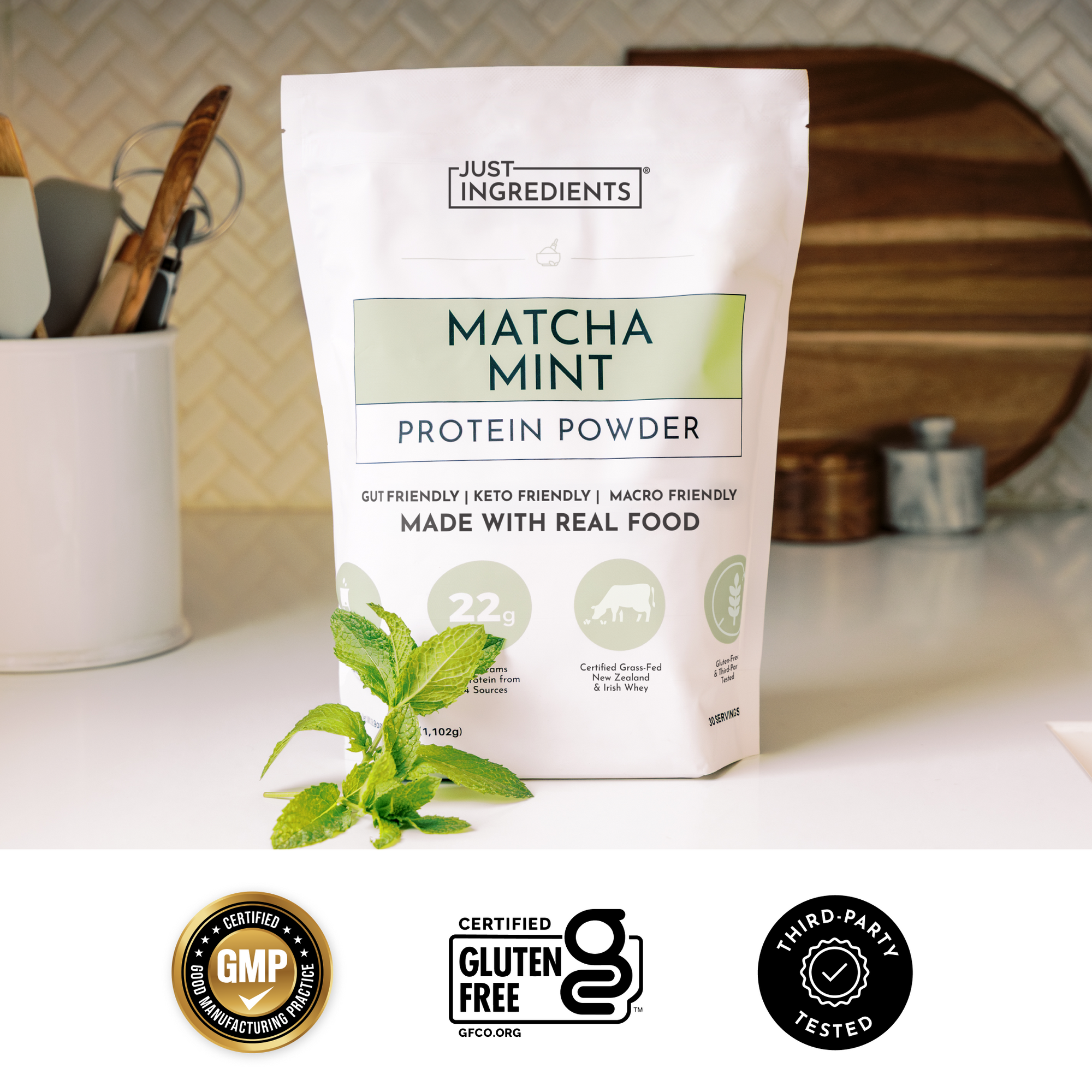 Matcha Mint Protein Powder - Certifications
