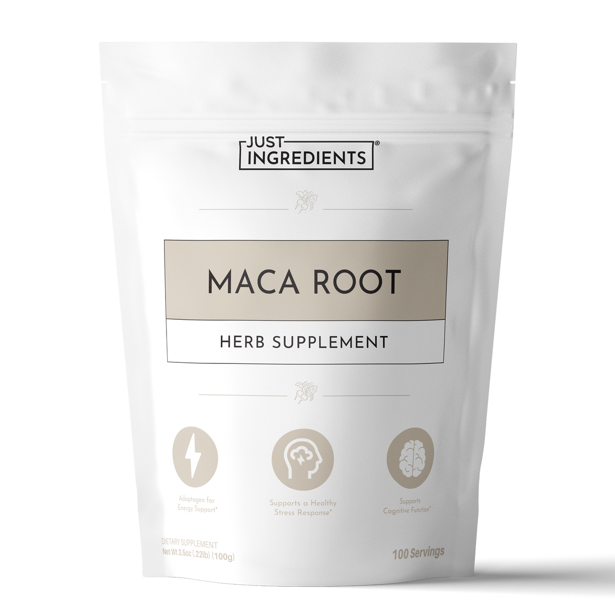 Organic Maca Root Powder - Product Mockup