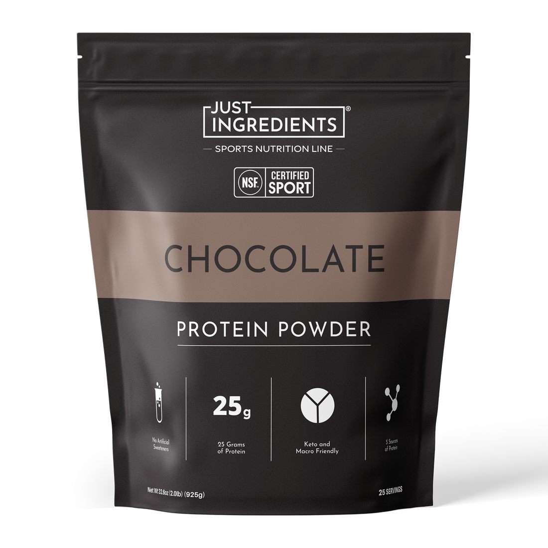 Chocolate Protein Powder NSF - Product Mockup