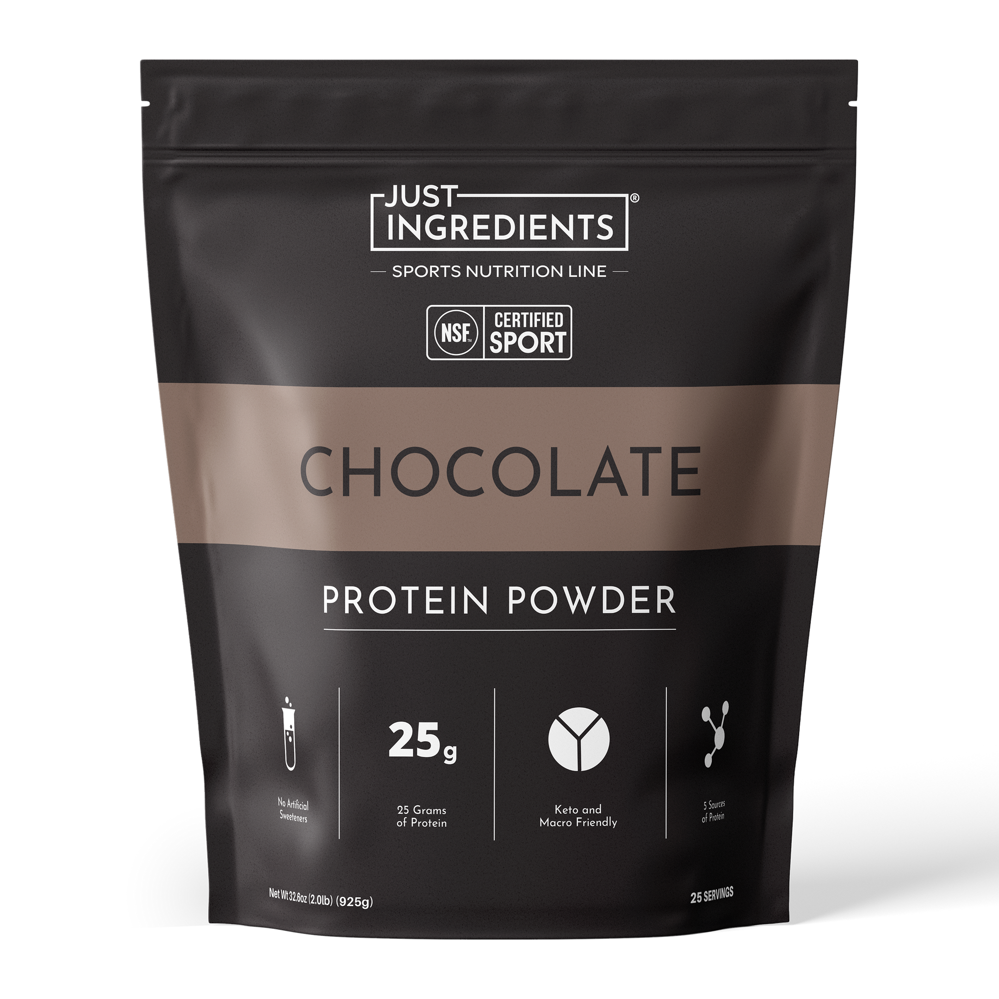 Chocolate Protein Powder NSF - Product Mockup