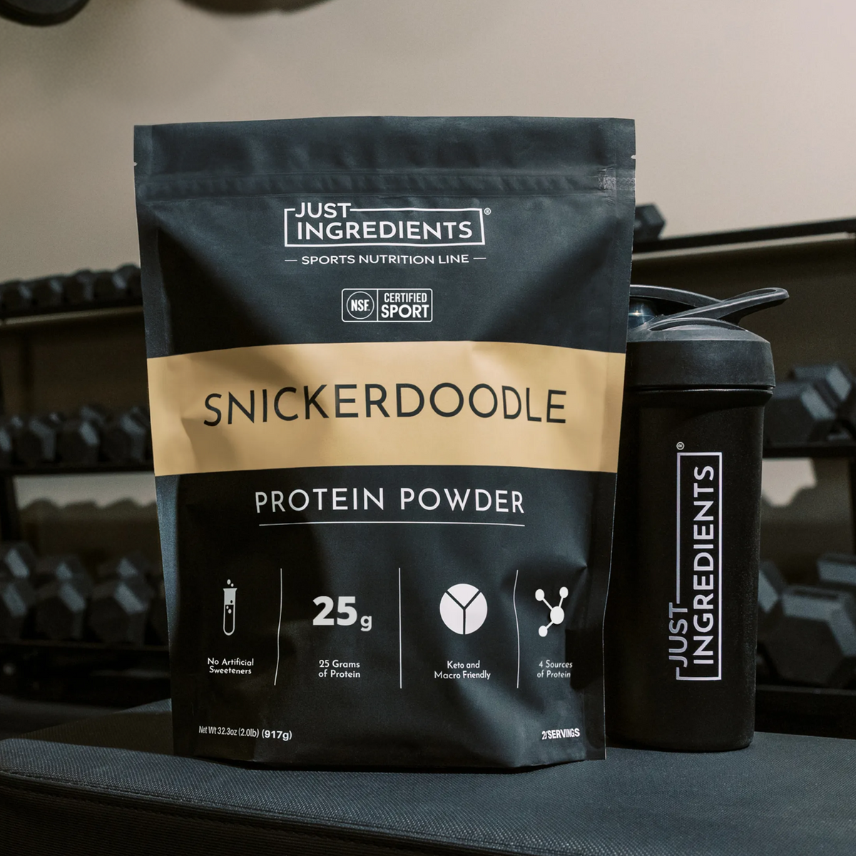 Snickerdoodle Protein Powder NSF - Lifestyle